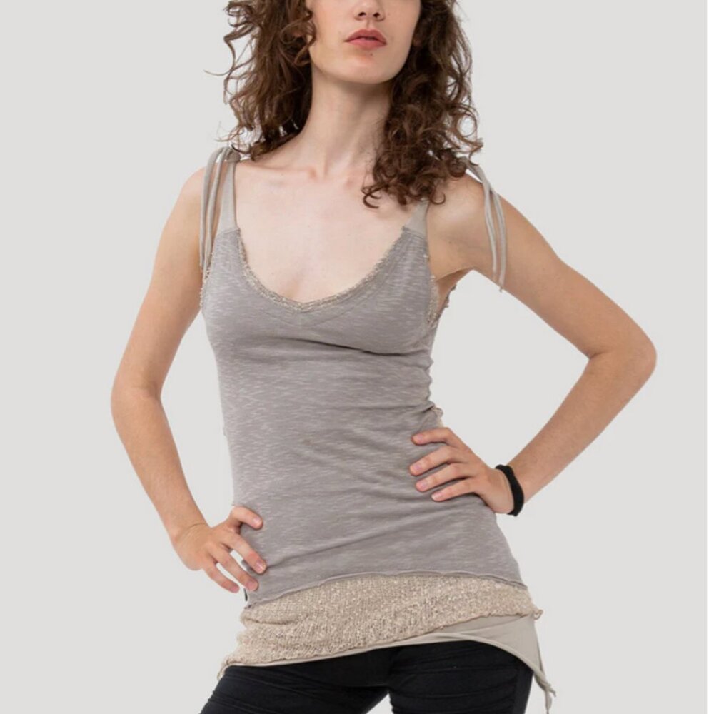 Chica Rmx Adjustable Sleeveless Top Streetwear by Psylo